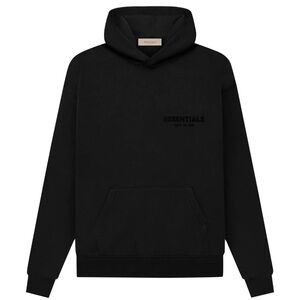 Essentials Men's Hoodie in Black NEW